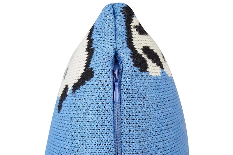 Prydnadskuddar Talokan set om 2 Blå/svart/vit - Blå/svart/vit - Textil & mattor - Filtar, kuddar & plädar - Utekudde