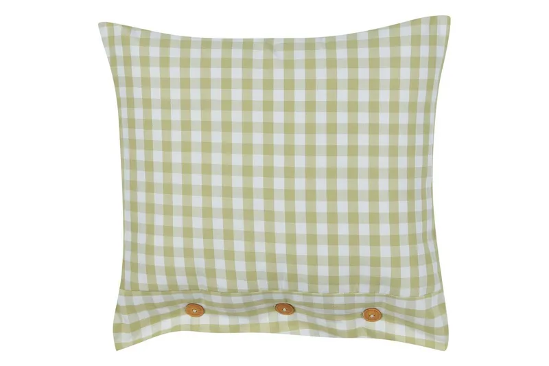 Prydnadskuddar Talya Grönt/vitt/ljust trä, Fyrkantig - Grönt/vitt/ljust trä, Fyrkantig - Textil & mattor - Filtar, kuddar & plädar - Utekudde