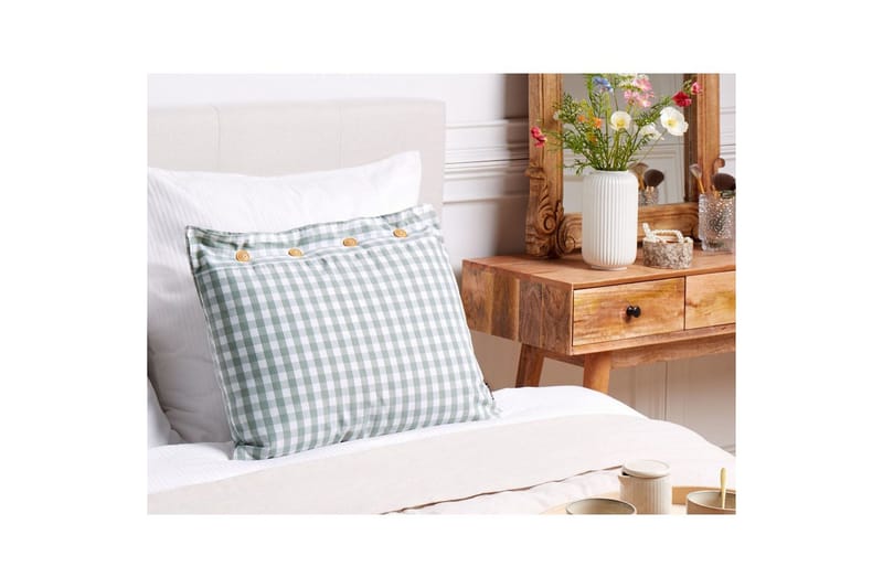 Prydnadskuddar Talya Mintgrönt/vitt/ljust trä, Rektangulär - Mintgrönt/vitt/ljust trä, Rektangulär - Textil & mattor - Filtar, kuddar & plädar - Utekudde