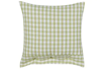 Prydnadskuddar Talya set om 2 Grönt/vitt/ljust trä, Fyrkantig - Grönt/vitt/ljust trä, Fyrkantig - Textil & mattor - Filtar, kuddar & plädar - Prydnadskudde & kuddfodral