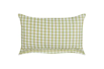 Prydnadskuddar Talya set om 2 Grönt/vitt/ljust trä, Rektangulär - Grönt/vitt/ljust trä, Rektangulär - Textil & mattor - Filtar, kuddar & plädar - Prydnadskudde & kuddfodral