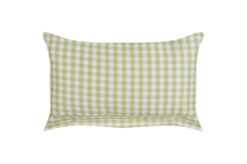 Prydnadskuddar Talya set om 2 Grönt/vitt/ljust trä, Rektangulär - Grönt/vitt/ljust trä, Rektangulär - Textil & mattor - Filtar, kuddar & plädar - Prydnadskudde & kuddfodral