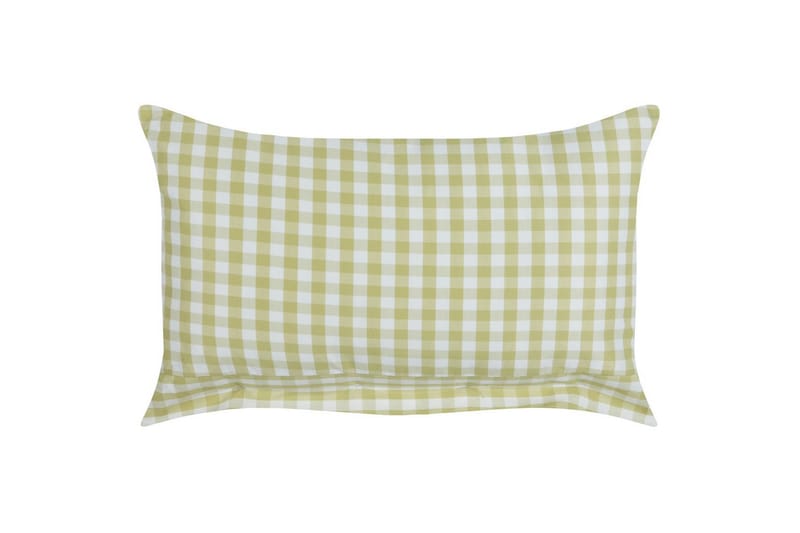 Prydnadskuddar Talya set om 2 Grönt/vitt/ljust trä, Rektangulär - Grönt/vitt/ljust trä, Rektangulär - Textil & mattor - Filtar, kuddar & plädar - Prydnadskudde & kuddfodral
