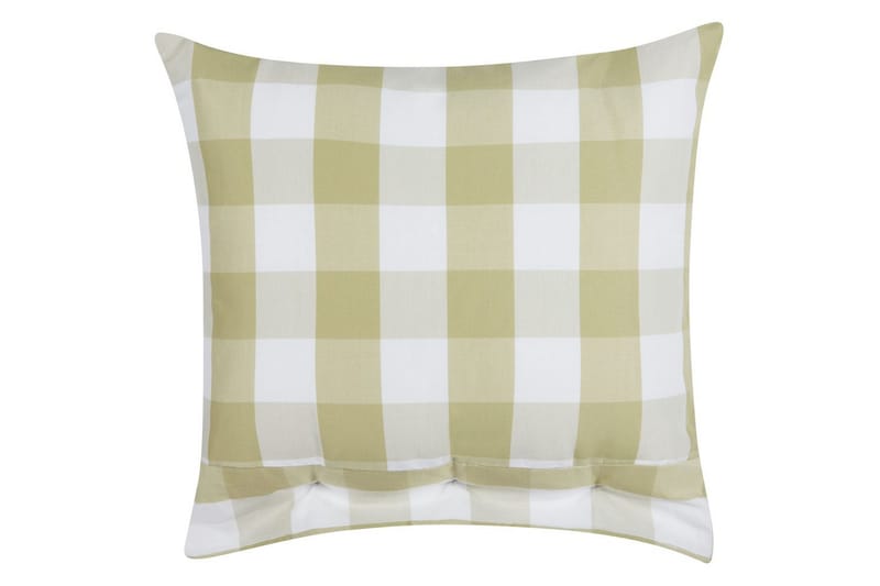 Prydnadskuddar Tamnine set om 2 Grön/Vit, Fyrkantig - Grön/Vit, Fyrkantig - Textil & mattor - Filtar, kuddar & plädar - Prydnadskudde & kuddfodral