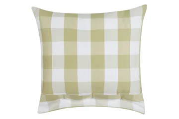Prydnadskuddar Tamnine set om 2 Grön/Vit, Fyrkantig - Grön/Vit, Fyrkantig - Textil & mattor - Filtar, kuddar & plädar - Prydnadskudde & kuddfodral