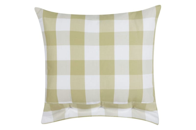 Prydnadskuddar Tamnine set om 2 Grön/Vit, Fyrkantig - Grön/Vit, Fyrkantig - Textil & mattor - Filtar, kuddar & plädar - Prydnadskudde & kuddfodral