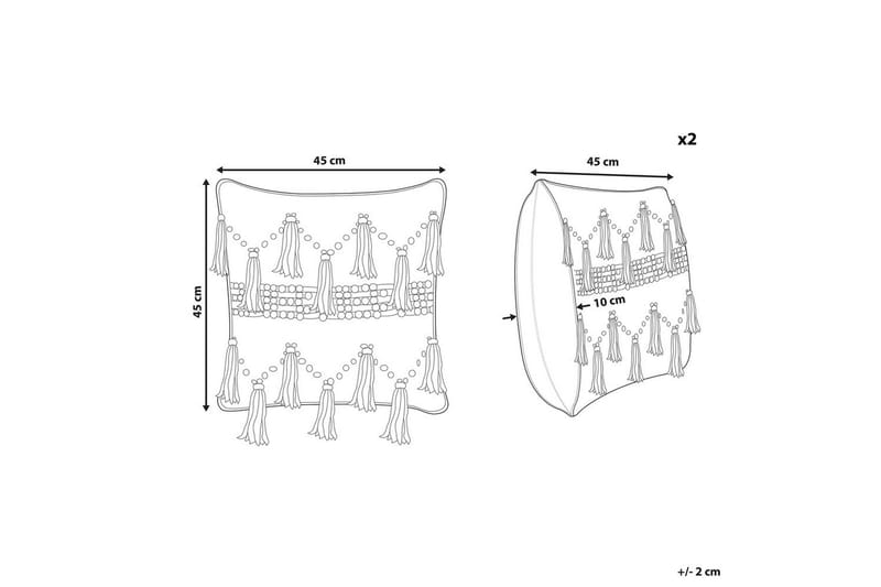 Prydnadskuddar Thondi set om 2 - Textil & mattor - Filtar, kuddar & plädar - Prydnadskudde & kuddfodral