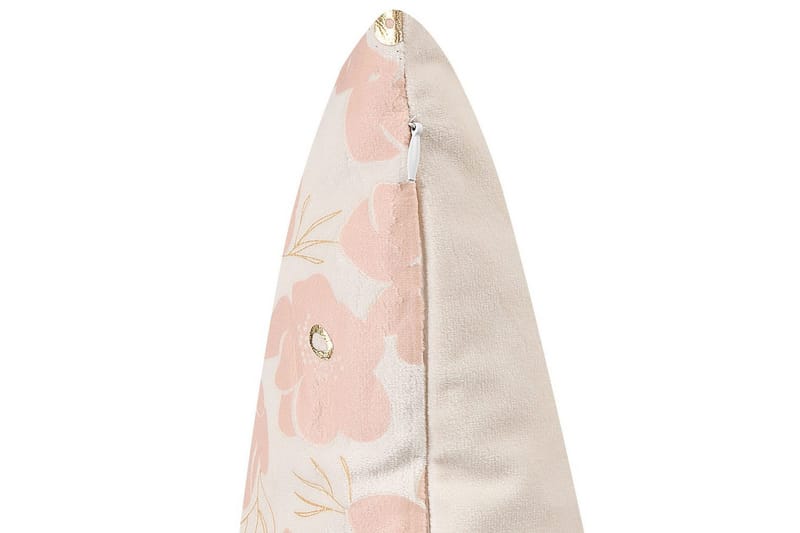 Prydnadskuddar Triteleia set om 2 Rosa/guld/beige - Rosa/guld/beige - Textil & mattor - Filtar, kuddar & plädar - Prydnadskudde & kuddfodral
