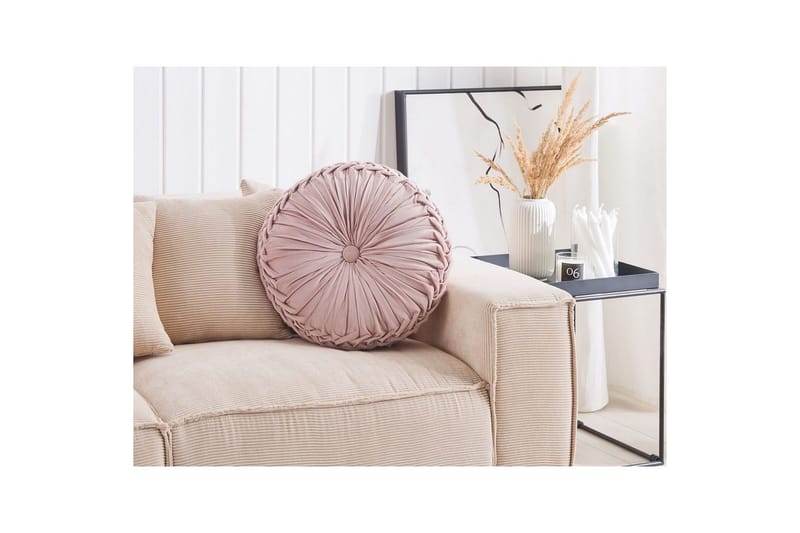 Prydnadskuddar Udala Rosa - Rosa - Textil & mattor - Filtar, kuddar & plädar - Utekudde