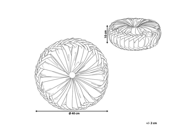Prydnadskuddar Udala Rosa - Rosa - Textil & mattor - Filtar, kuddar & plädar - Utekudde