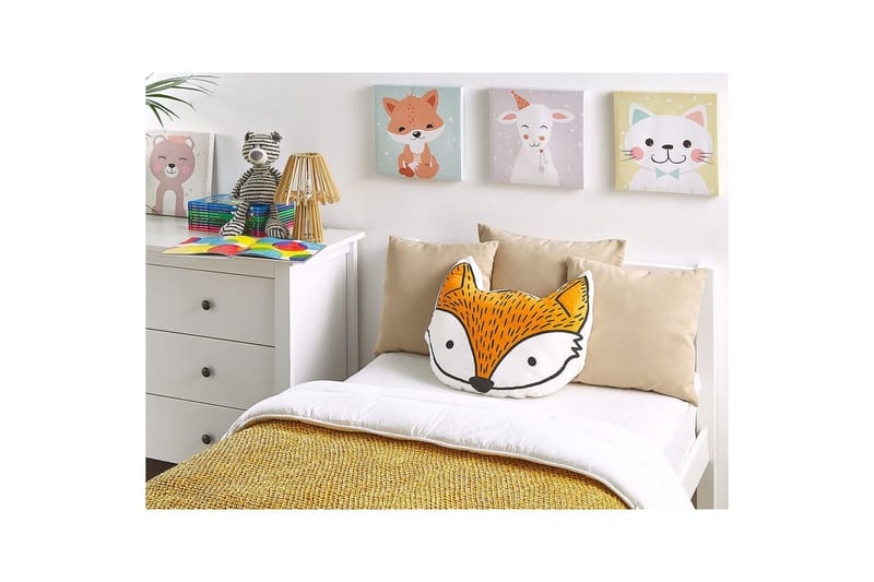 Prydnadskuddar Vadodara Orange/Vit/Svart - Orange/Vit/Svart - Textil & mattor - Filtar, kuddar & plädar - Utekudde