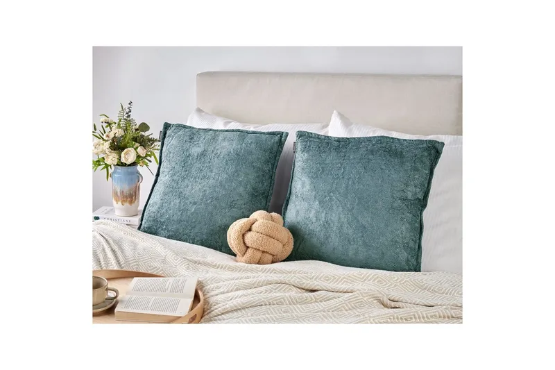 Prydnadskuddar Verpis set om 2 Blå - Blå - Textil & mattor - Filtar, kuddar & plädar - Prydnadskudde & kuddfodral