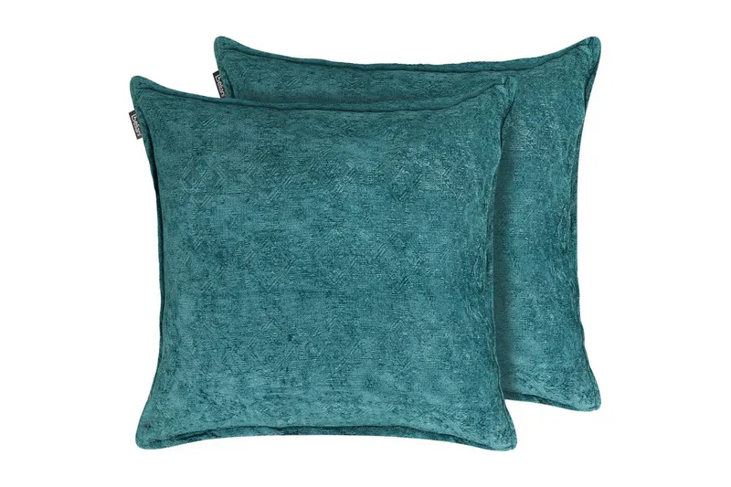 Prydnadskuddar Verpis set om 2 Blågrön - Blågrön - Textil & mattor - Filtar, kuddar & plädar - Prydnadskudde & kuddfodral