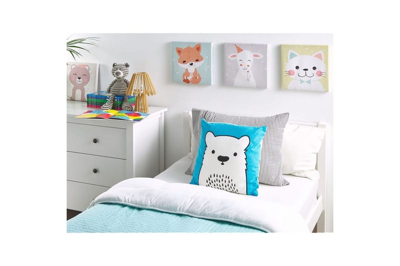 Prydnadskuddar Waranasi Blå/vit/svart - Blå/vit/svart - Textil & mattor - Filtar, kuddar & plädar - Utekudde