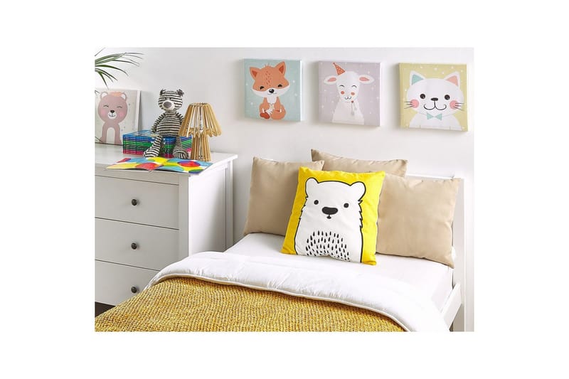 Prydnadskuddar Waranasi Gul/Vit/Svart - Gul/Vit/Svart - Textil & mattor - Filtar, kuddar & plädar - Utekudde