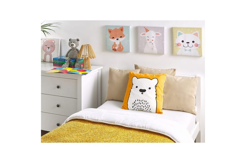 Prydnadskuddar Waranasi Orange/Vit/Svart - Orange/Vit/Svart - Textil & mattor - Filtar, kuddar & plädar - Utekudde