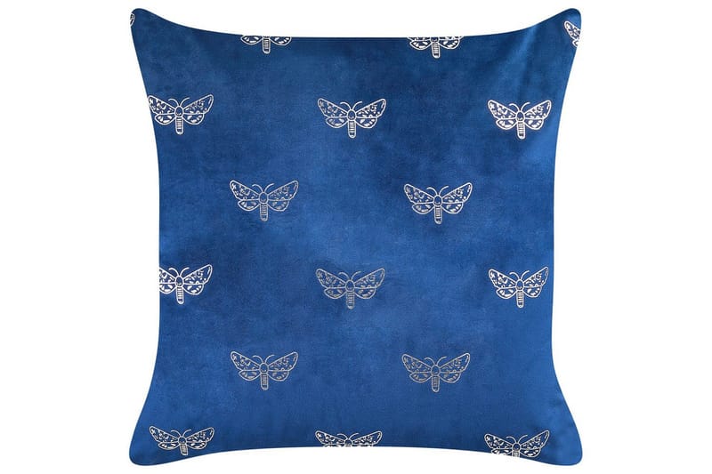 Prydnadskuddar Yuzuri set om 2 Blå/Silver - Blå/Silver - Textil & mattor - Filtar, kuddar & plädar - Prydnadskudde & kuddfodral