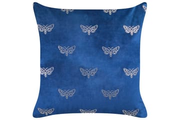 Prydnadskuddar Yuzuri set om 2 Blå/Silver - Blå/Silver - Textil & mattor - Filtar, kuddar & plädar - Prydnadskudde & kuddfodral