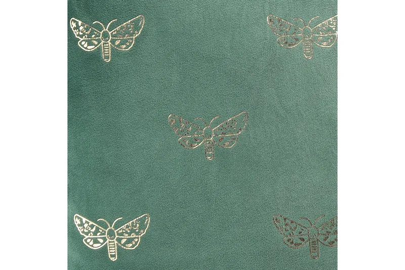 Prydnadskuddar Yuzuri set om 2 Grön/guld - Grön/guld - Textil & mattor - Filtar, kuddar & plädar - Prydnadskudde & kuddfodral