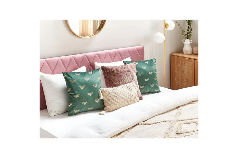 Prydnadskuddar Yuzuri set om 2 Grön/guld - Grön/guld - Textil & mattor - Filtar, kuddar & plädar - Prydnadskudde & kuddfodral