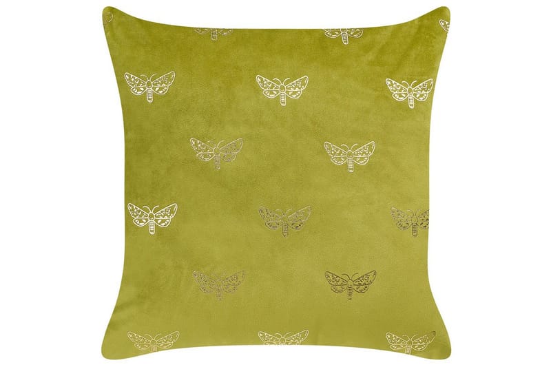 Prydnadskuddar Yuzuri set om 2 Ljusgrön/guld - Ljusgrön/guld - Textil & mattor - Filtar, kuddar & plädar - Prydnadskudde & kuddfodral