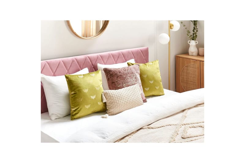 Prydnadskuddar Yuzuri set om 2 Ljusgrön/guld - Ljusgrön/guld - Textil & mattor - Filtar, kuddar & plädar - Prydnadskudde & kuddfodral