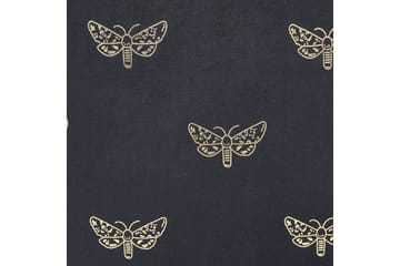 Prydnadskuddar Yuzuri set om 2 Svart/guld - Svart/guld - Textil & mattor - Filtar, kuddar & plädar - Prydnadskudde & kuddfodral