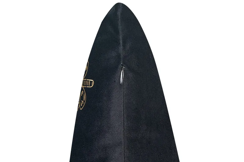 Prydnadskuddar Yuzuri set om 2 Svart/guld - Svart/guld - Textil & mattor - Filtar, kuddar & plädar - Prydnadskudde & kuddfodral