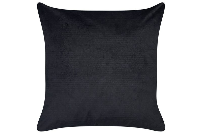 Prydnadskuddar Yuzuri set om 2 Svart/guld - Svart/guld - Textil & mattor - Filtar, kuddar & plädar - Prydnadskudde & kuddfodral