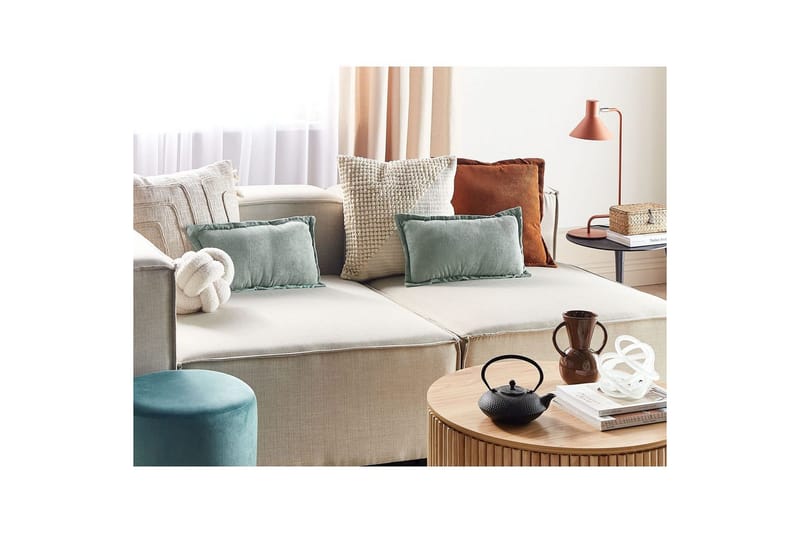 Prydnadskuddar Zinnia set om 2 Grön, Rektangulär - Grön, Rektangulär - Textil & mattor - Filtar, kuddar & plädar - Prydnadskudde & kuddfodral