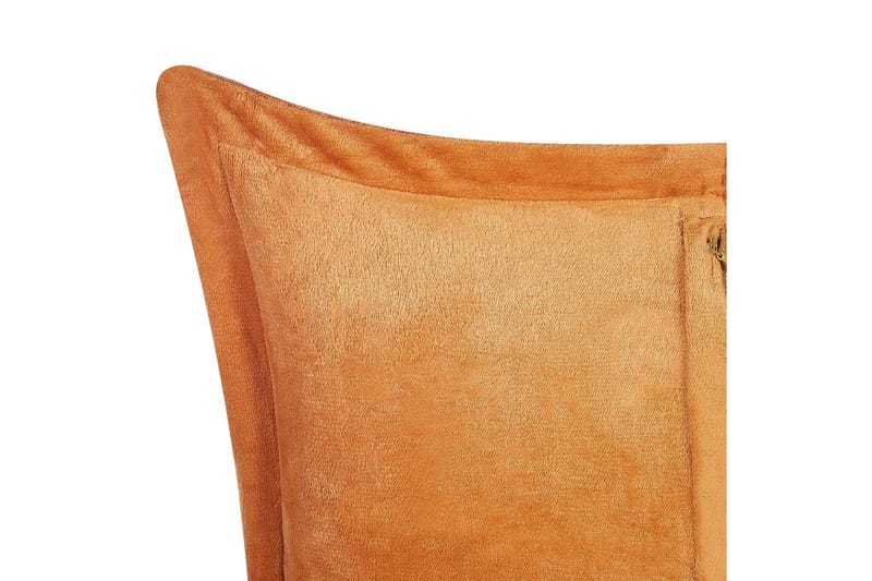 Prydnadskuddar Zinnia set om 2 Orange, Fyrkantig - Orange, Fyrkantig - Textil & mattor - Filtar, kuddar & plädar - Prydnadskudde & kuddfodral