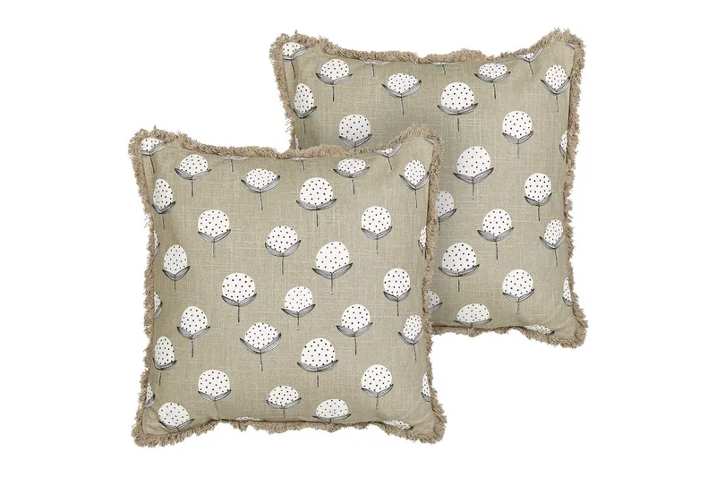 Prydnadskuddar Psilotales set om 2, undefined