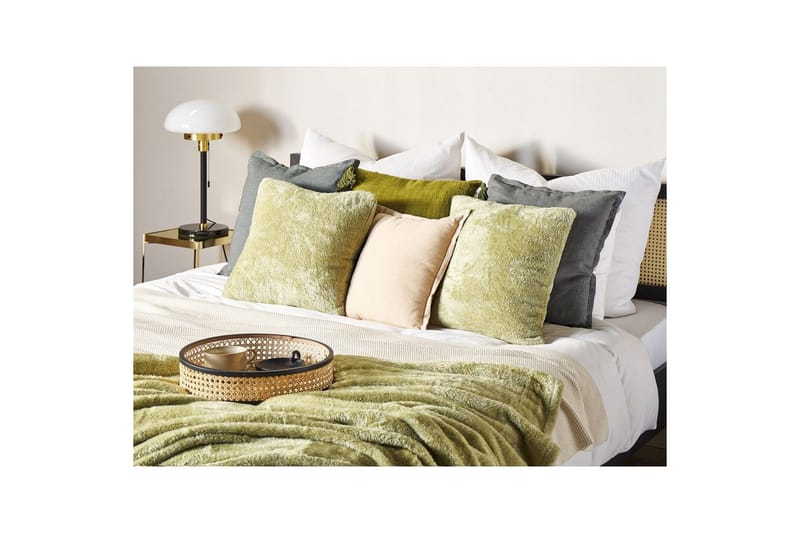 Prydnadskuddar Pilea Grön - Grön - Textil & mattor - Filtar, kuddar & plädar - Utekudde