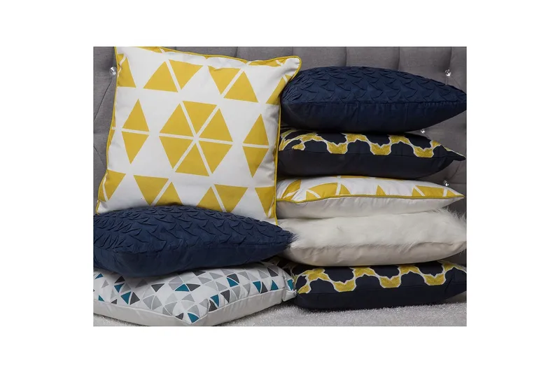 Prydnadskuddar Pansy set om 2 - Textil & mattor - Filtar, kuddar & plädar - Utekudde