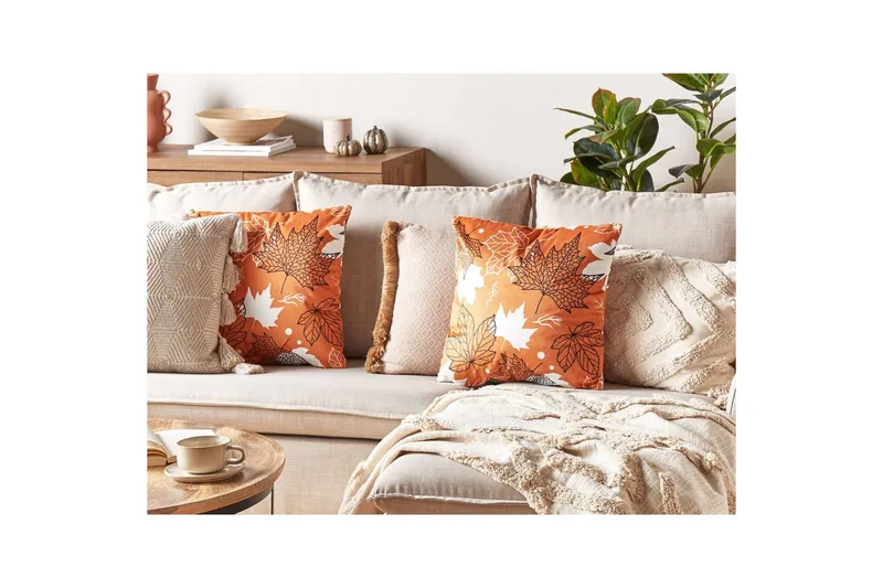 Prydnadskuddar Poinsettia set om 2 - Textil & mattor - Filtar, kuddar & plädar - Prydnadskudde & kuddfodral