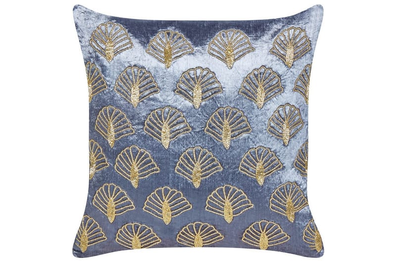 Prydnadskuddar Pandorea Guld/violett - Guld/violett - Textil & mattor - Filtar, kuddar & plädar - Utekudde