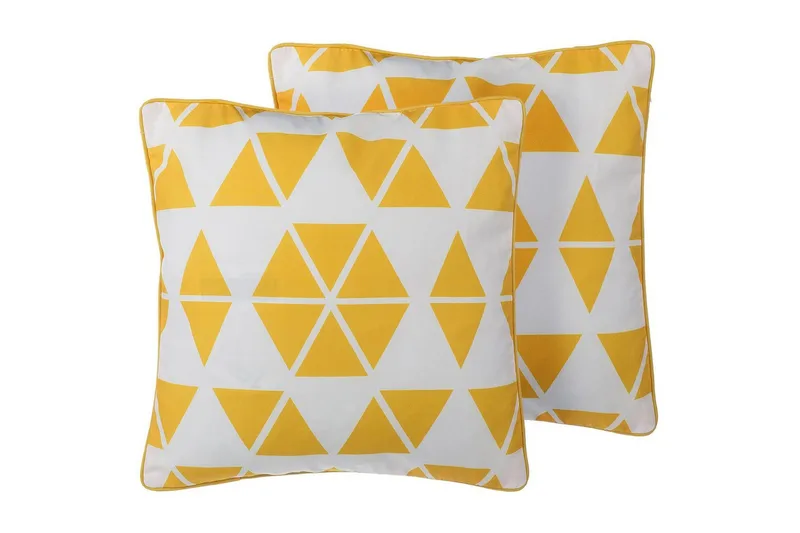 Prydnadskuddar Pansy set om 2, undefined