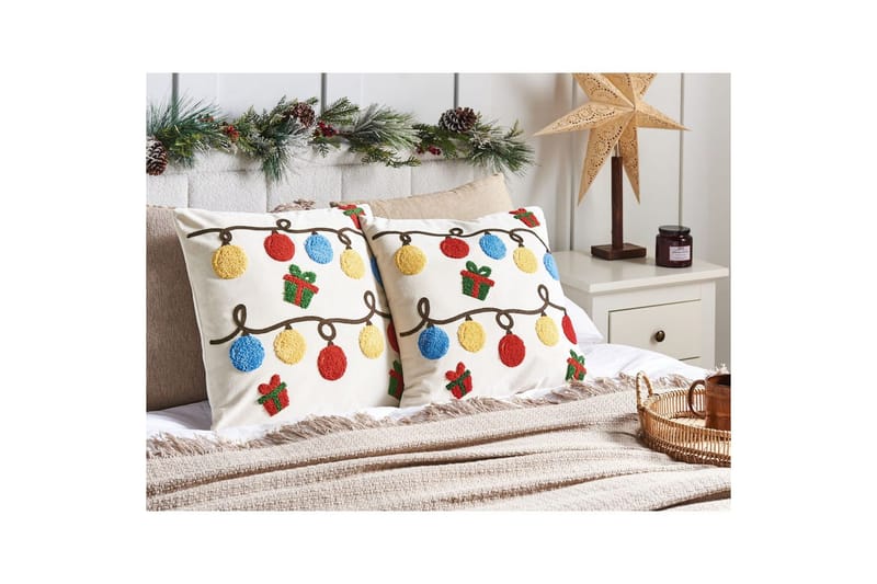 Prydnadskuddar Palmier set om 2 - Textil & mattor - Filtar, kuddar & plädar - Utekudde