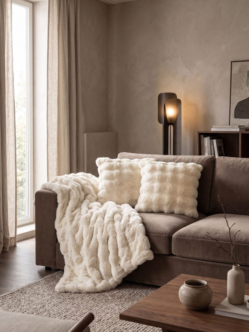 Prydnadskudde Bubble 50x50 cm - Creme - Textil & mattor - Filtar, kuddar & plädar - Prydnadskudde & kuddfodral