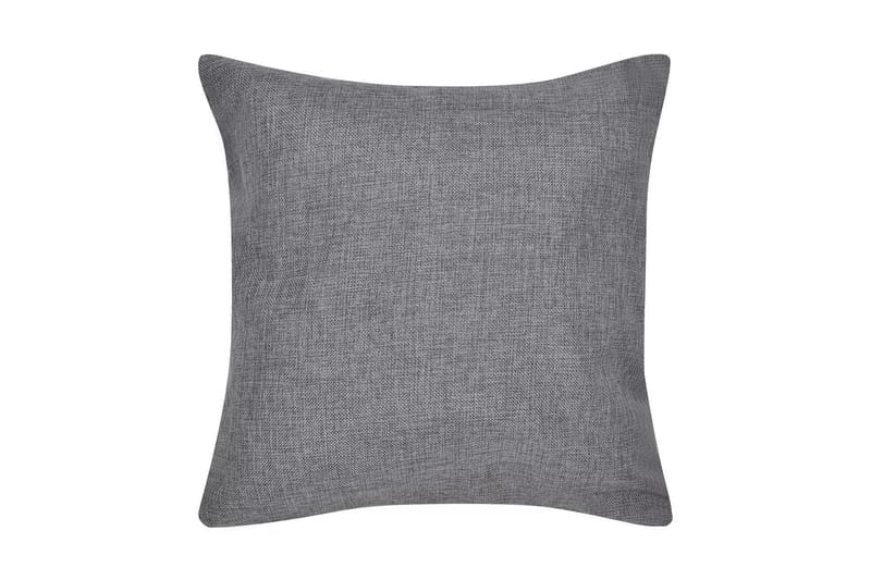 4 Kuddöverdrag i linnelook antracit 40x40 cm - Antracit - Textil & mattor - Filtar, kuddar & plädar - Prydnadskudde & kuddfodral