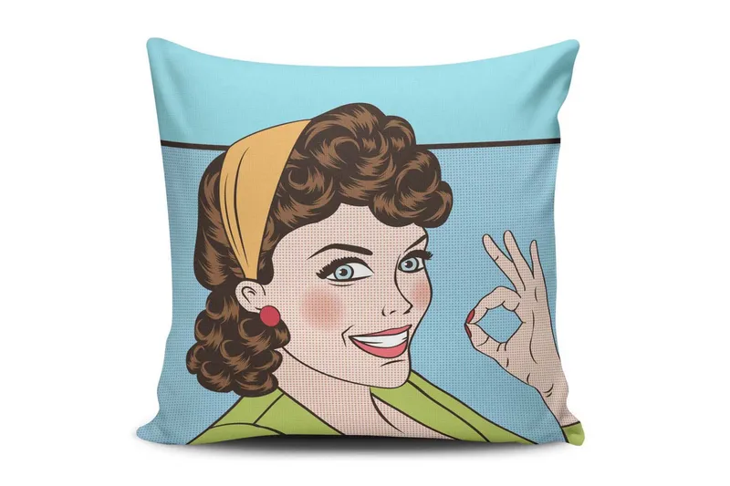 Cushion Love Kudde 45x45 cm, Multi