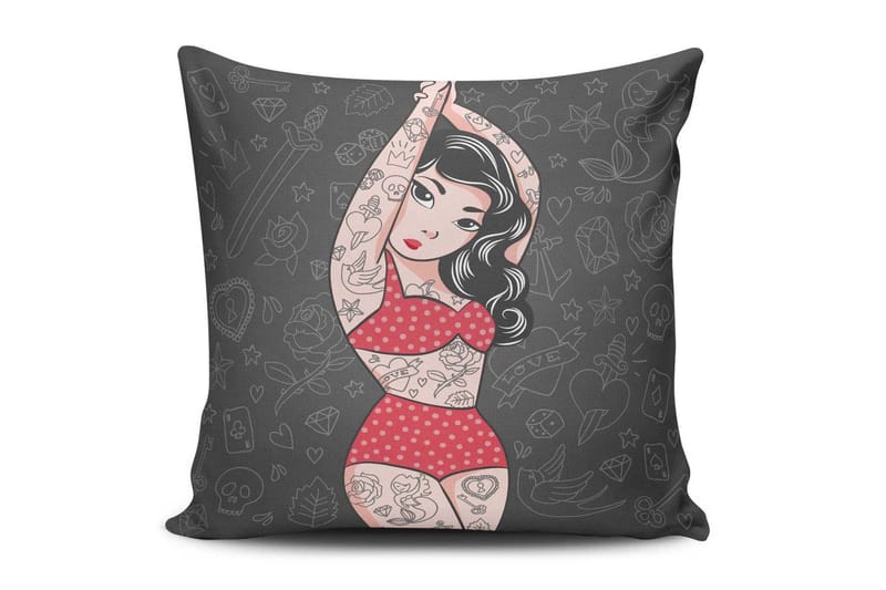 Cushion Love Kudde 45x45 cm, Multi