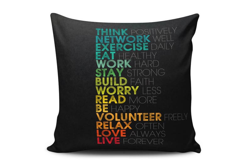 Cushion Love Kuddfodral 45x45 cm - Multi - Prydnadskudde & kuddfodral