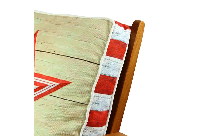 Gravel Kudde 42x42 cm - Röd/Vit - Textil & mattor - Filtar, kuddar & plädar - Prydnadskudde & kuddfodral