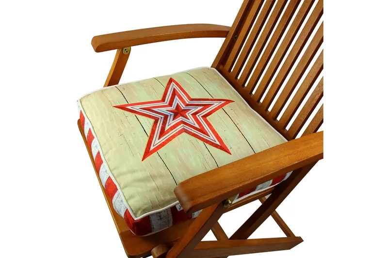 Gravel Kudde 42x42 cm - Röd/Vit - Textil & mattor - Filtar, kuddar & plädar - Prydnadskudde & kuddfodral