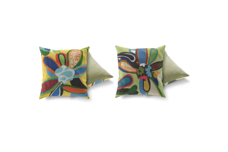 Gravel Kudde 43x43 cm 2-pack - Multi - Textil & mattor - Filtar, kuddar & plädar - Prydnadskudde & kuddfodral