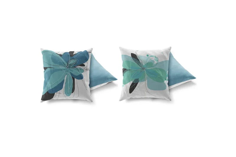 Gravel Kudde 43x43 cm 2-pack - Multi - Textil & mattor - Filtar, kuddar & plädar - Prydnadskudde & kuddfodral