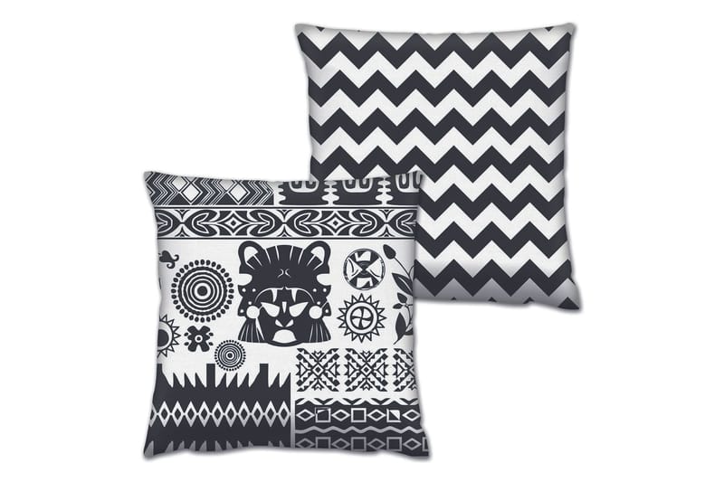 Gravel Kudde 43x43 cm 2-pack - Multi - Textil & mattor - Filtar, kuddar & plädar - Prydnadskudde & kuddfodral