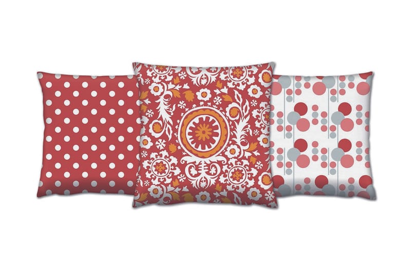 Gravel Kudde 43x43 cm 3-pack, Multi