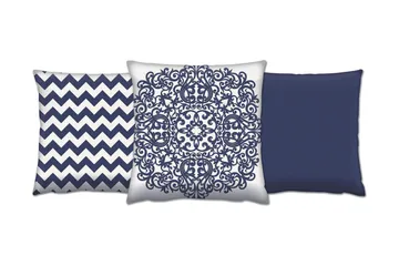 Gravel Kudde 43x43 cm 3-pack - Multi - Textil & mattor - Filtar, kuddar & plädar - Prydnadskudde & kuddfodral